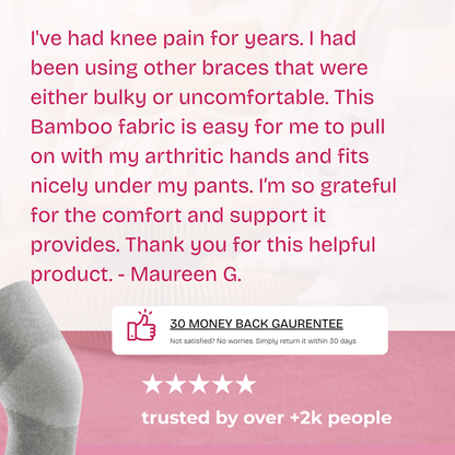 Viral Bamboo Knee Pain Relief Sleeve - Buy 1 Get 1 Free - Coreify